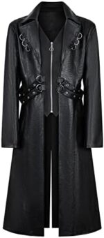 Long Zipper Jacket Overcoat