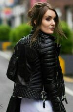 Women s Lambskin Leather Jacket Motorcycle