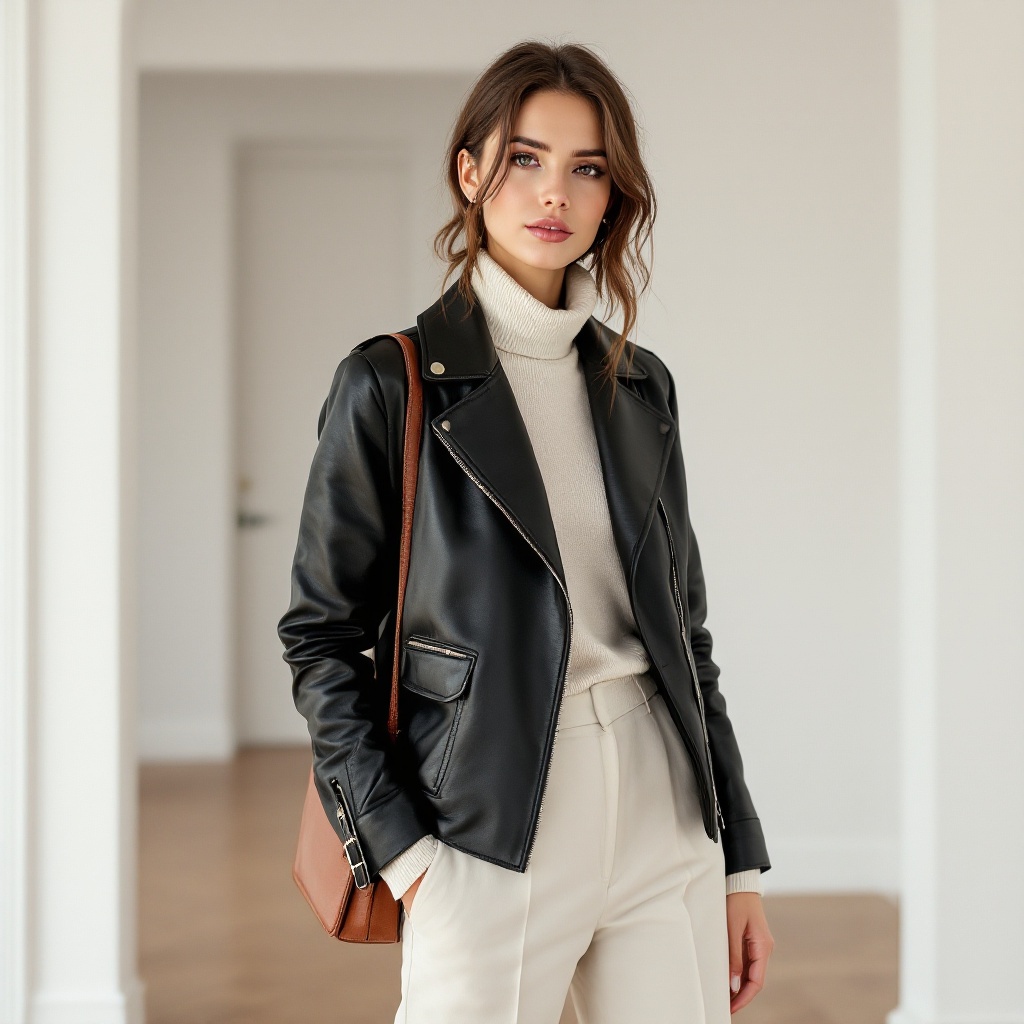 leather jackets women